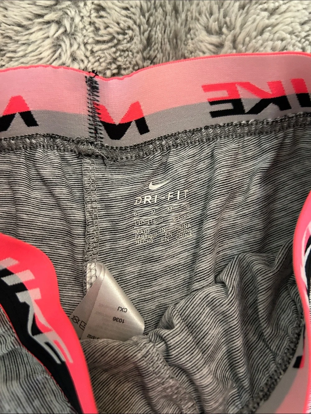 Nike Girls Dri-FIT Tank Top & Shorts 2-Piece Athletic Set Size 6